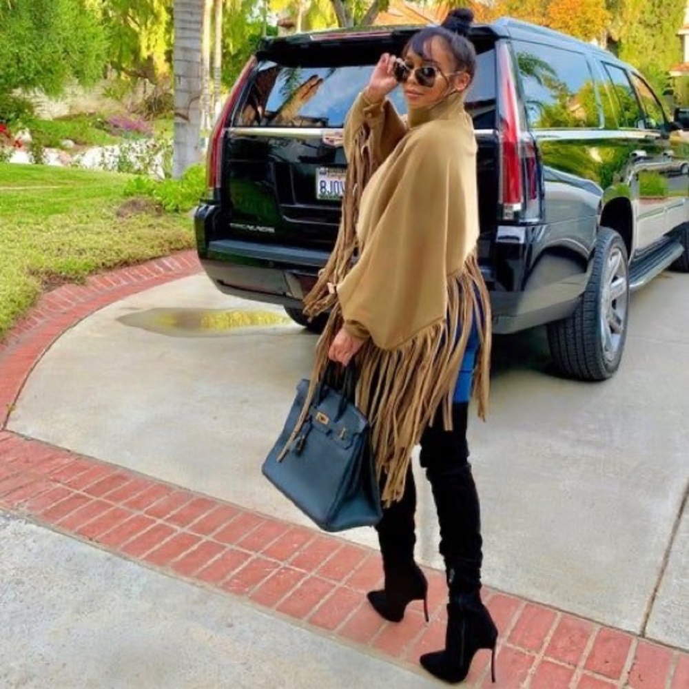 Faux Suede Tunic